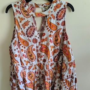 True Craft White Key Hole BOHO Tank